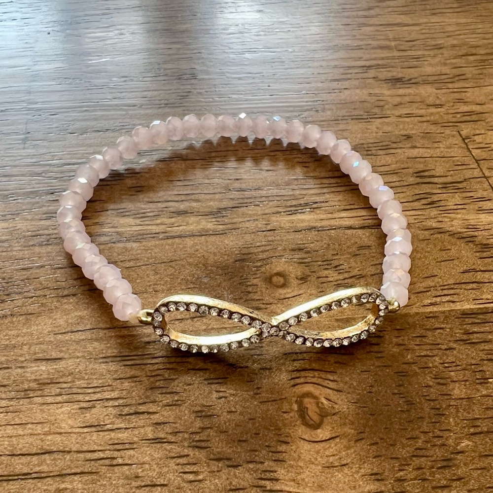 Pink Infinity Bracelet - Picture 6 of 8